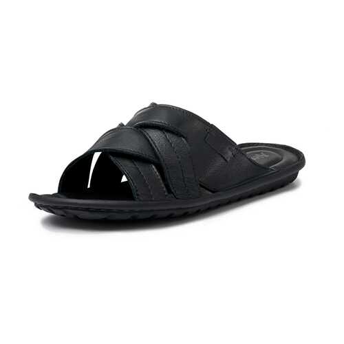 Шлепанцы мужские Alessio Nesca Comfort TR-AMR-046A черные 42 RU в Конверс
