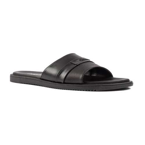 Шлепанцы мужские Pollini SB28012GOAUG0000 черные 43 RU в Конверс