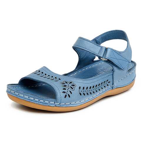 Босоножки женские Alessio Nesca Comfort 019060P0 голубые 40 RU в Конверс