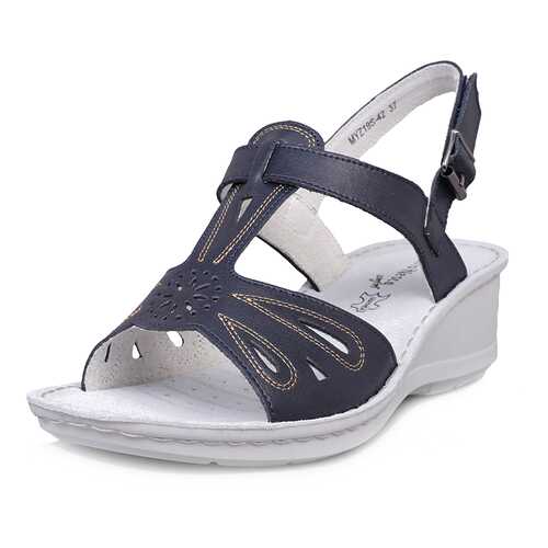 Босоножки женские Alessio Nesca Comfort 710018010 синие 40 RU в Конверс