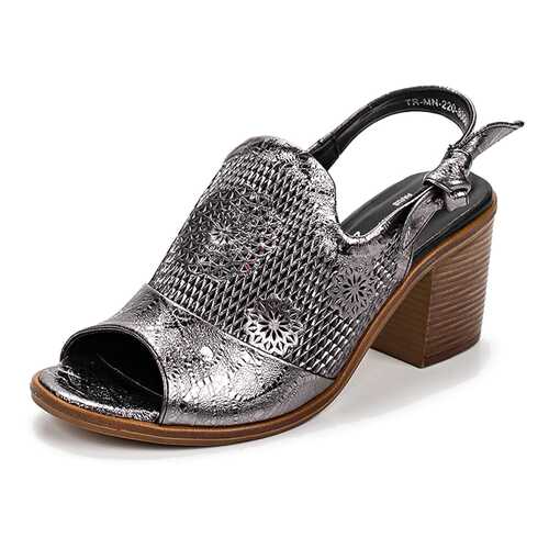 Босоножки женские Pierre Cardin 01806C30 серебристые 36 RU в Конверс