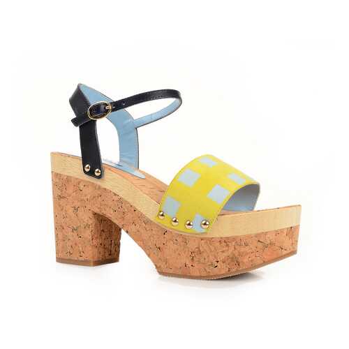 Босоножки женские Studio Pollini SA16549I0KT3140A желтые 36 RU в Конверс