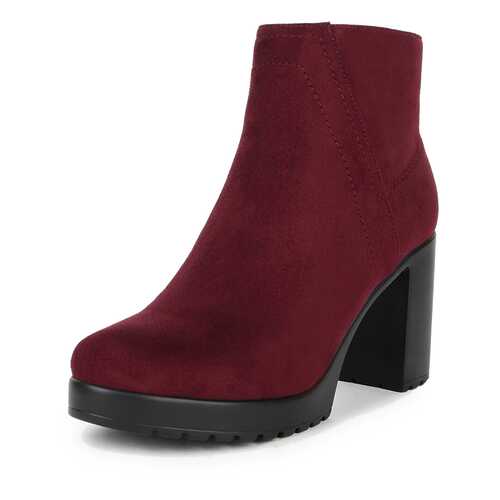 Ботильоны женские T.Taccardi K0391MH-4A бордовые 39 RU в Конверс