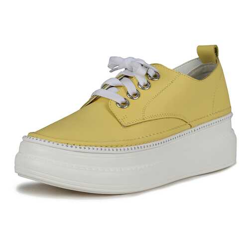 Кеды женские Alessio Nesca K0611LC-1C желтые 35 RU в Конверс