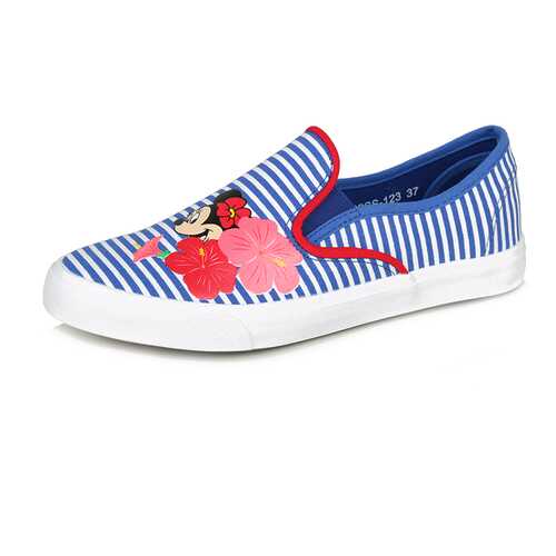 Слипоны женские Minnie Mouse ZY20SS-123 белые/синие 40 RU в Конверс