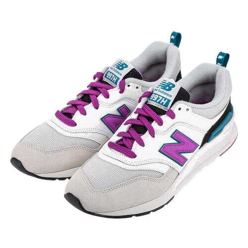 Кроссовки женские New Balance CW997HNA/B белые/серые/фиолетовые/бирюзовые/черные 39.5 RU в Конверс