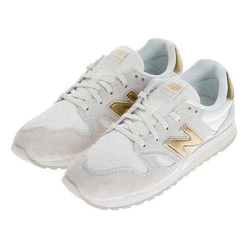 Женские кроссовки New Balance WL520GDA/B белые/серые/золотистые 37 в Конверс