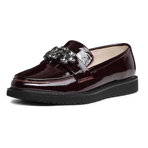Лоферы женские Alessio Nesca JXY20SS-1B бордовые 37 RU в Конверс