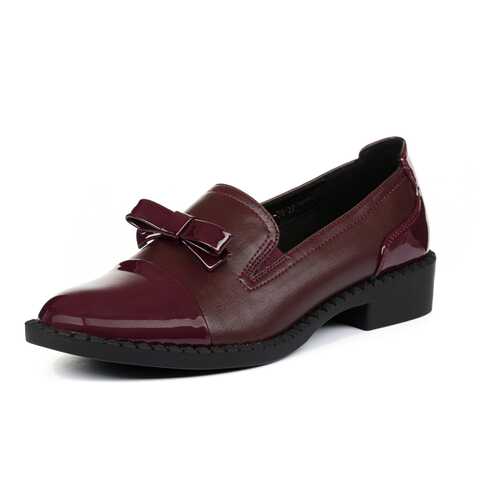 Лоферы женские T.Taccardi K0490LC-7A бордовые 39 RU в Конверс