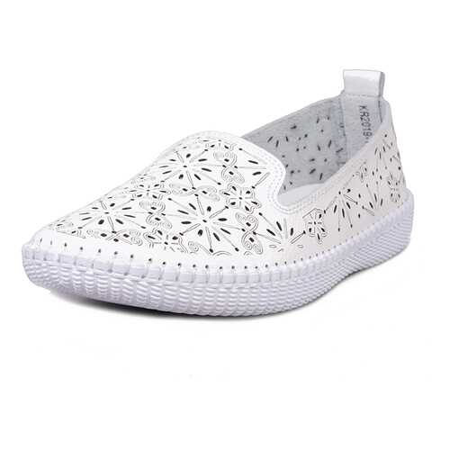 Мокасины женские Alessio Nesca Comfort 14806110 белые 40 RU в Конверс
