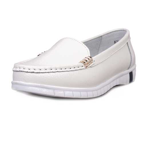 Мокасины женские Alessio Nesca Comfort 710018746 белые 37 RU в Конверс