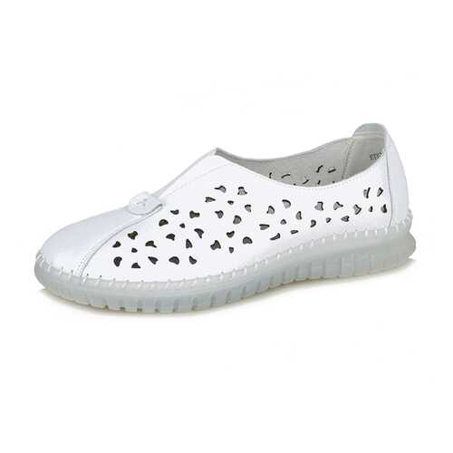 Мокасины женские Alessio Nesca Comfort HTY20SS-14 белые 39 RU в Конверс