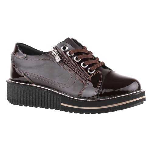 Полуботинки женские Shoes Market 290-08-2 коричневые 37 RU в Конверс