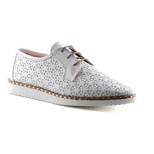 Полуботинки женские Shoes Market 798-30-3-01 белые 39 RU в Конверс