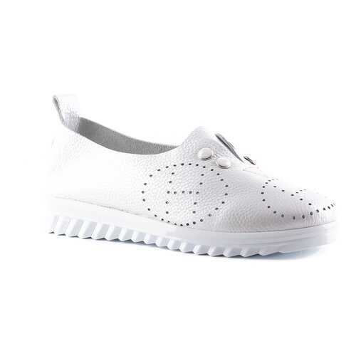 Полуботинки женские Shoes Market 996-1169-66 белые 38 RU в Конверс