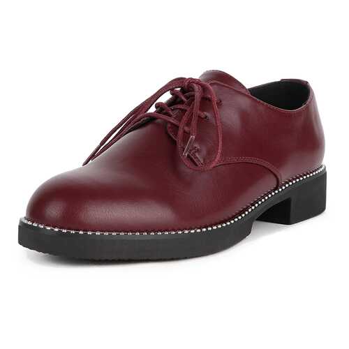 Полуботинки женские T.Taccardi K0567LC-1A бордовые 40 RU в Конверс