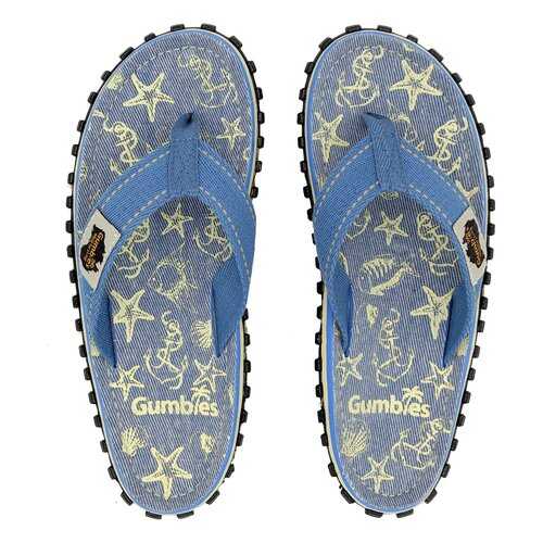 Шлепанцы женские Gumbies Islander Canvas Sea Shells 2020 (40) в Конверс