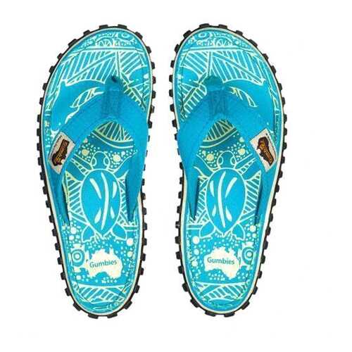 Шлепанцы женские Gumbies Islander Canvas Turquoise 2020 (40) в Конверс