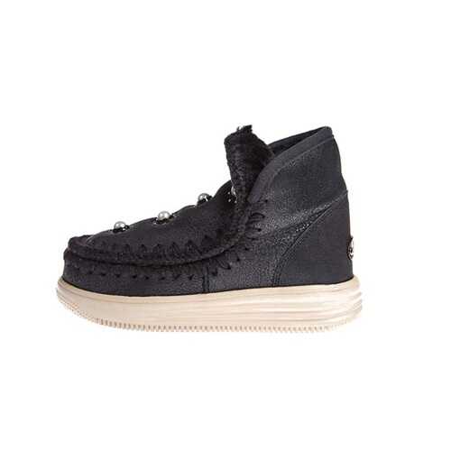 Угги Shepherd's Life Godiva With Pearles Cbkg черная кожа в Конверс
