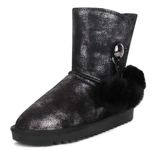 Угги женские Pierre Cardin 01607200 черные 41 RU в Конверс